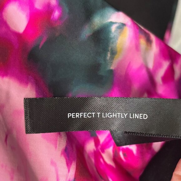 Torrid Perfect T Lightly Lined T-Shirt Bra 46D Pink Green Floral Print Underwire - Picture 7 of 10